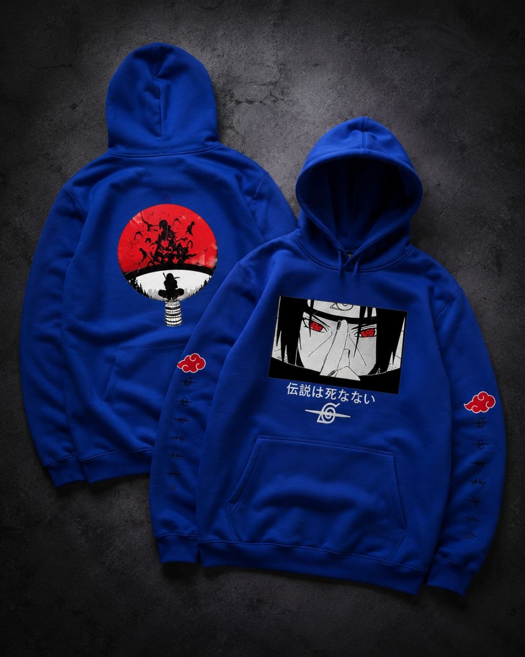 Itachi Uchiha-pull coton-lin